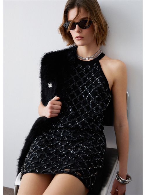 Top con ricami gioiello LIU JO | PA6048MS99E/22222